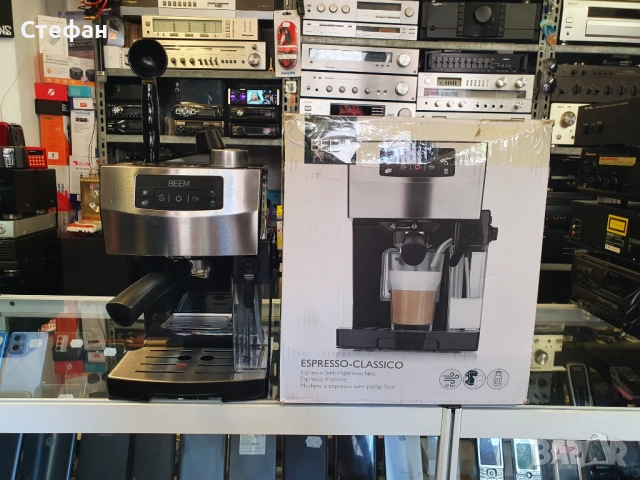 Чисто нова! Еспресо машина BEEM CJ-265A / Кафемашина Идеална за еспресо, капучино, лате макиато, съв