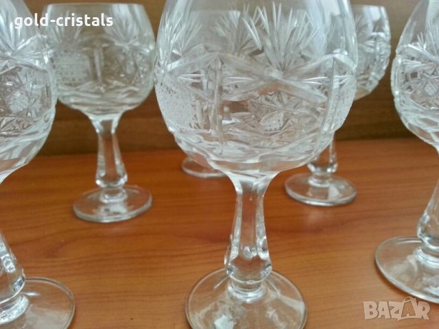 кристални чаши , снимка 10 - Антикварни и старинни предмети - 27480219