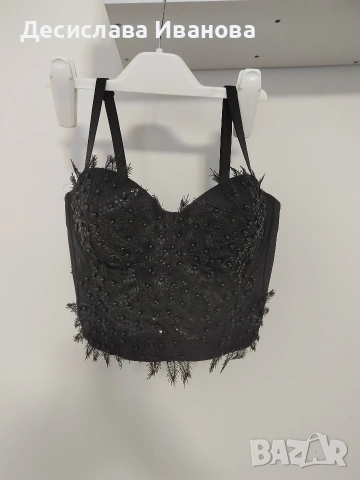 Топ с мъниста, снимка 3 - Корсети, бюстиета, топове - 53585914