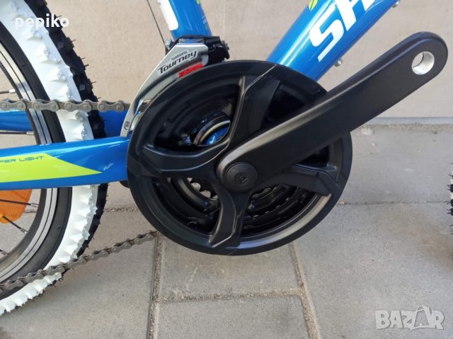 Продавам колела внос от Германия АЛУМИНИЕВ ДЕТСКИ ВЕЛОСИПЕД 20 ЦОЛА SHOCKBLAZE WARRIOR  ПРЕДЕН АМОРТ, снимка 2 - Велосипеди - 33164718