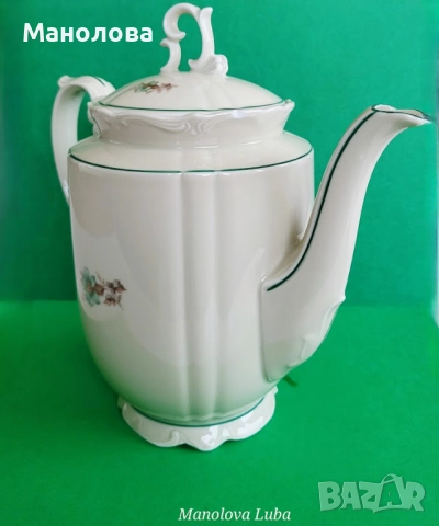Порцеланов чайник Schlottenhof Arzberg Bavaria., снимка 8 - Други ценни предмети - 52729923