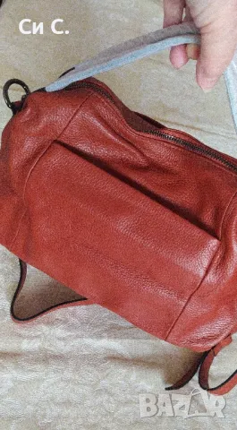 НОВА! 💯 Елегантна чанта естествена кожа, снимка 7 - Чанти - 40178836