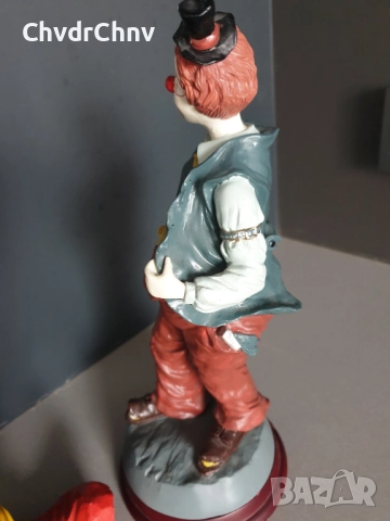 GILDE статуетки резин 29см-2кг/2бр колекционерска немска фигура на клоун, снимка 8 - Статуетки - 48319627