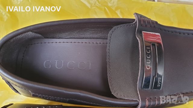 Gucci мъжки мокасини уникат, снимка 5 - Мокасини - 27271860