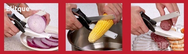 🔪 Ножица 2 в 1 за зеленчуци и месо Clever Cutter 🔪
