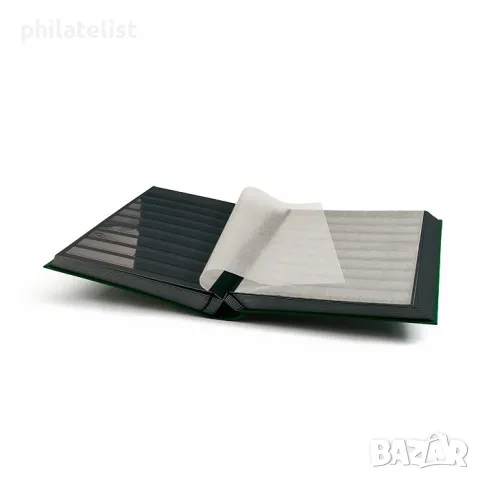 Leuchtturm албум за марки Basic 32 черни листа формат А4, снимка 6 - Филателия - 35324421