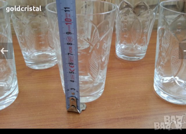 Ретро гравирани чаши и  гарафа  , снимка 5 - Антикварни и старинни предмети - 24105700