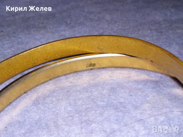 СТАРИННА БРОНЗОВА ОРНАМЕНТИРАНА РЕТРО ГРИВНА и СТОМАНЕНА ВИНТИДЖ ГРИВНА с ПОЗЛАТА 38009, снимка 13 - Антикварни и старинни предмети - 40837051