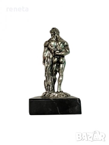 Статуетка Ahelos, Херкулес, Метална, Сребриста, 9 см., снимка 2 - Арт сувенири - 37401874