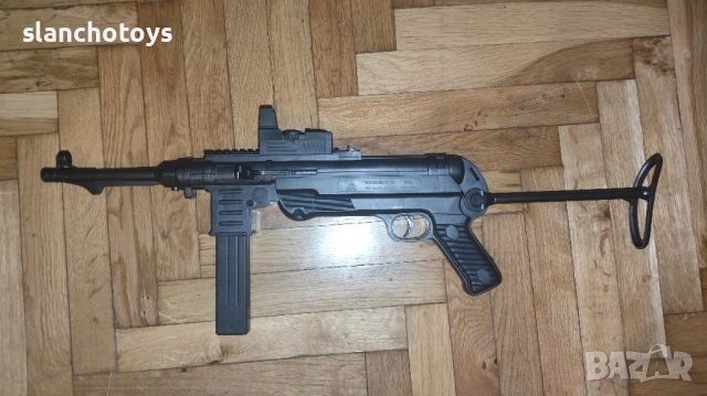 Пушка Винтовка, реален размер, със сачми. Автомат Шмайзер, със съчми.реален размер, пластмасов, снимка 3 - Други - 46096253