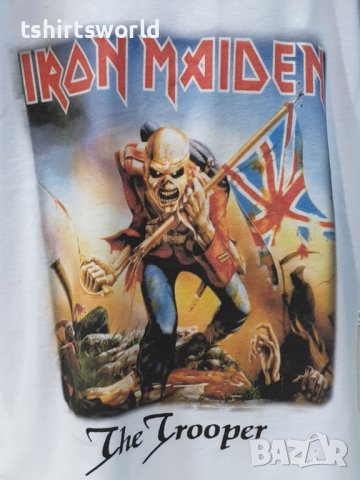 Нова детска тениска на музикалната група Iron Maiden - The Trooper, снимка 2 - Детски тениски и потници - 37176890