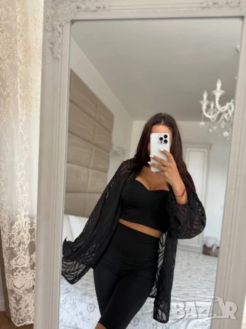 прозрачна риза, снимка 3 - Ризи - 51181715