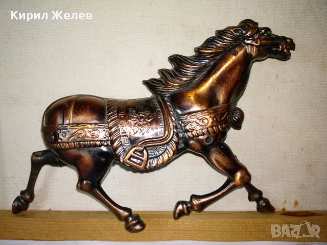 СТАРО МЕТАЛНО КОНЧЕ ТЕЖКО МАСИВНО ПОМЕДНЕНО МНОГО КРАСИВО с БАТЕРИИ За МЕЛОДИЯ? 42769, снимка 13 - Декорация за дома - 43827763