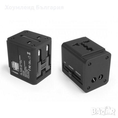 Универсален адаптер за контакт с USB и всички международни стандарти, снимка 3 - Друга електроника - 26767729