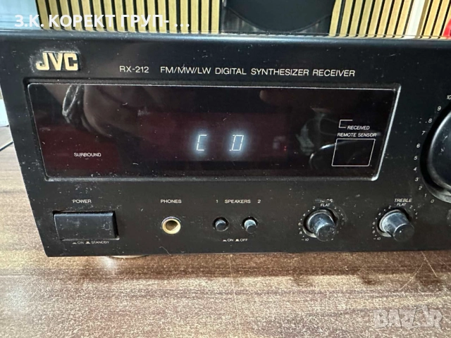 Усилвател JVC RX-212BK, снимка 5 - Ресийвъри, усилватели, смесителни пултове - 52503286