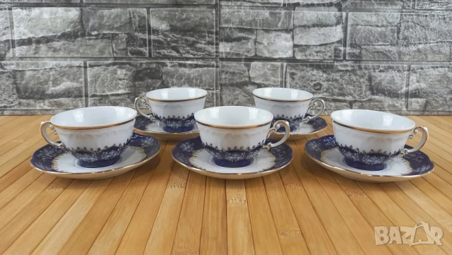 Zsolnay Pompadour - на части сервиз за кафе / чай, снимка 4 - Сервизи - 51133366