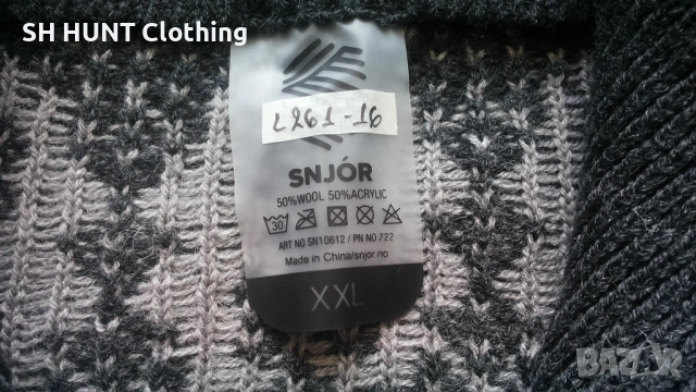 SNJOR Jostedal wool sweater HN 50% wool, 50% acrylic размер XXL вълнен пуловер - 2118, снимка 12 - Пуловери - 53471709