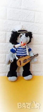 Вълкът от"Ну погоди"-ръчна изработка, снимка 11 - Плюшени играчки - 36918136