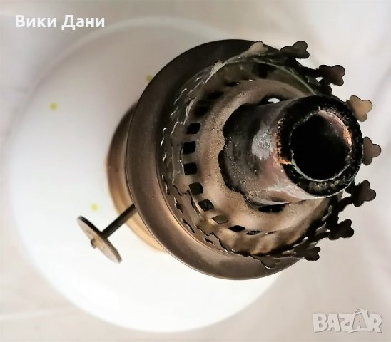 голяма ретро лампа маркирана Франция, снимка 5 - Антикварни и старинни предмети - 35479924