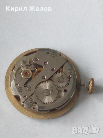 Механизъм с циферблат от стар ръчен часовник 27567, снимка 3 - Мъжки - 52260916