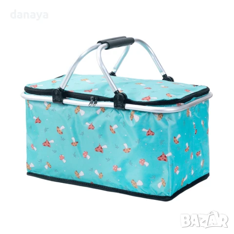 840 Хладилна кошница за пикник термо чанта за къмпинг плаж 30 литра, снимка 2 - Хладилни чанти - 43165683