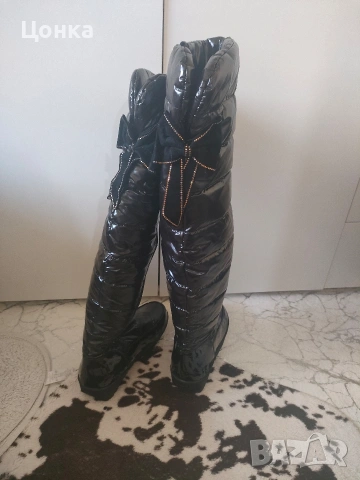 Зимни апрески, високи ботуши , снимка 3 - Дамски ботуши - 53036343