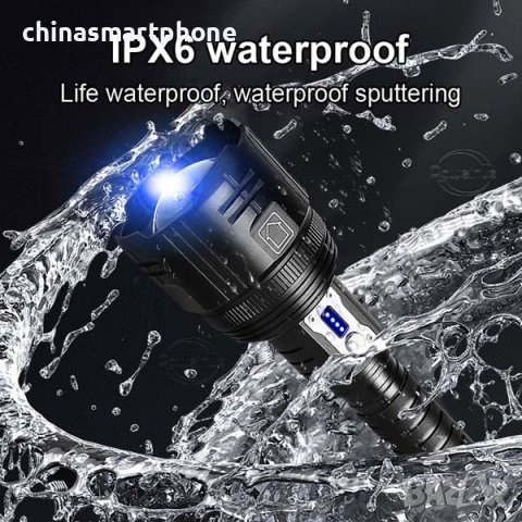 Фенер за лов, прожектор 15000LM, снимка 12 - Оборудване и аксесоари за оръжия - 39995429