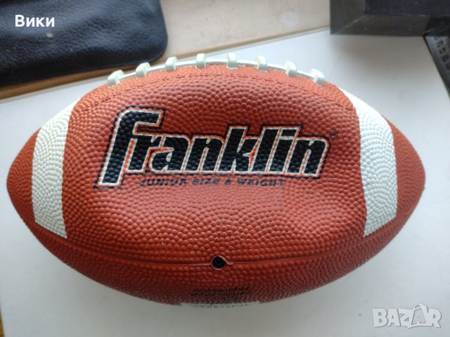 Franklin Sports Grip-Rite 100 Rubber Football, Junior, снимка 1