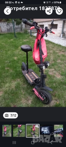 Електрическа тротинетка  Kugoo g-booster  2×800wat, снимка 5 - Велосипеди - 51491044