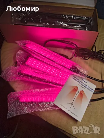 Терапевтична лампа с червена светлина.облекчаване на болки в лицето и тялото, грижа за кожата,, снимка 3 - Други - 50167068