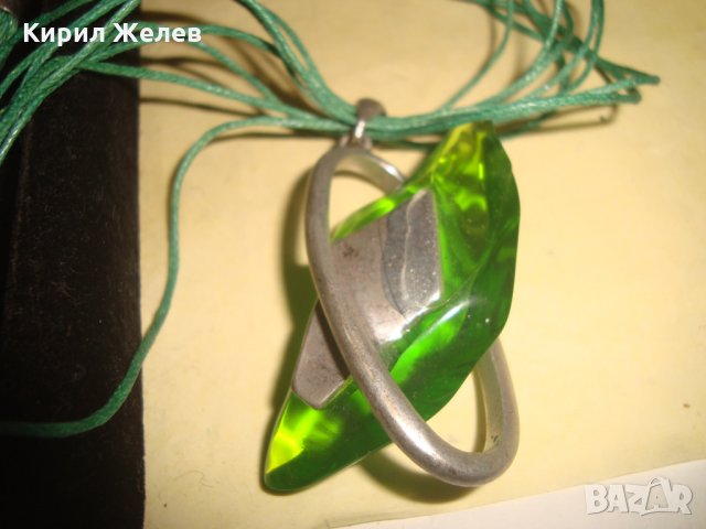 ХИПАРСКО ВИНТИДЖ АРТ КОЛИЕ МЕДАЛЬОН 20611, снимка 5 - Колиета, медальони, синджири - 33423088