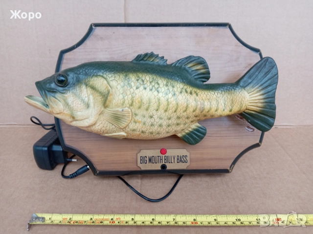 ретро пееща и танцуваща риба BIG MOUTH BILLY BASS, снимка 7 - Други ценни предмети - 52859604
