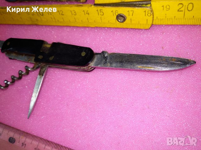 INOX Старо НЕМСКО БОЦМАНСКО МНОГОФУНКЦИОНАЛНО ДЖОБНО НОЖЧЕ Рядък КОЛЕКЦИОНЕРСКИ МОДЕЛ в КАЛЪФ 43163, снимка 16 - Други ценни предмети - 44010249