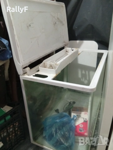 здрав аквариум с горен филтър, лесен за чистене, снимка 2 - Аквариуми - 53329953