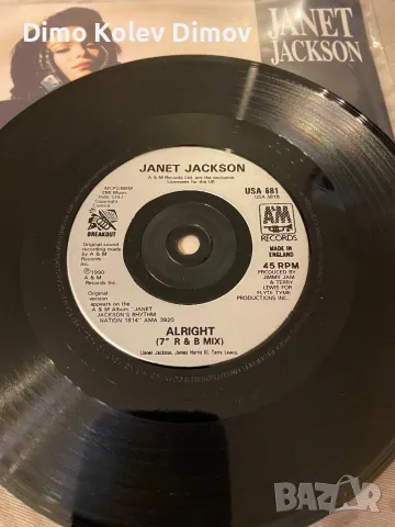 Janet Jackson плоча винил 7”. Перфектна, снимка 4 - Грамофонни плочи - 47485622