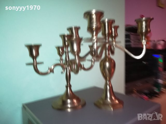 GOLD-СВЕЩНИЦИ ОТ ШВЕЦИЯ 2412210917, снимка 11 - Антикварни и старинни предмети - 35232079