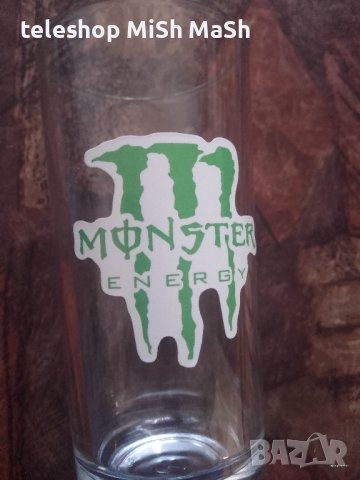***ТОП*** Стъклена безцветна чаша с различни лога на Монстър Енерджи Monster Energy , снимка 3 - Други стоки за дома - 38249230