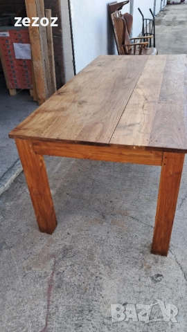 Маса трапезна масив №67, снимка 2 - Маси - 52232410