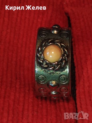 СТАР РЪЧНО ОРНАМЕНТИРАН РЕТРО ВИНТИДЖ АРТ ПРЪСТЕН ПОСРЕБРЕН РЕГУЛИРУЕМ МОДЕЛ 20639, снимка 3 - Антикварни и старинни предмети - 37442784