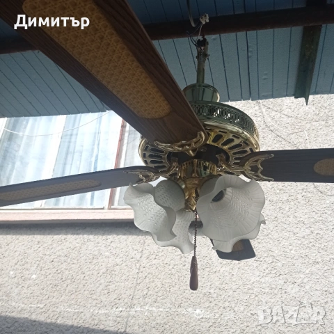 Полюлей с вентилатор , снимка 9 - Лампи за таван - 53582366