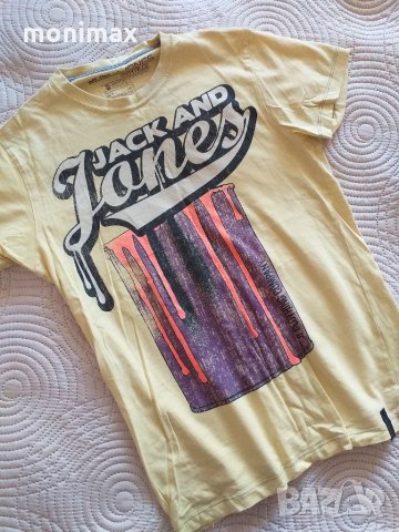 Дънкови панталони и тениска Jack Jones 158 164, снимка 4 - Детски панталони и дънки - 32435476