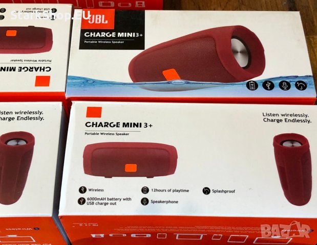 ПРОМO JBL Charge 3 mini+ портативна безжична bluetooth колонка колона, снимка 3 - Слушалки и портативни колонки - 27899087