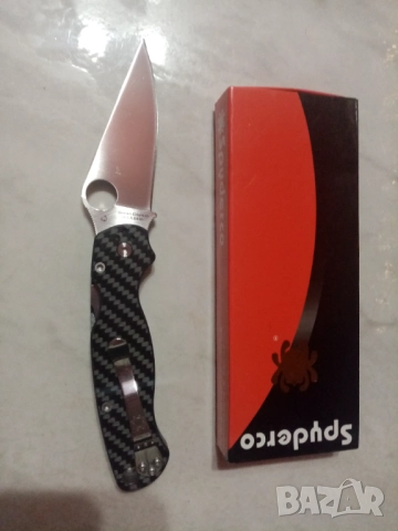 Spyderco Paramilitary 2 Compression Lock Knife G-10 , снимка 2 - Ножове - 52840358