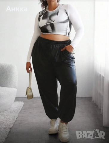 Кожен панталон - размер 54, снимка 3 - Панталони - 52525262