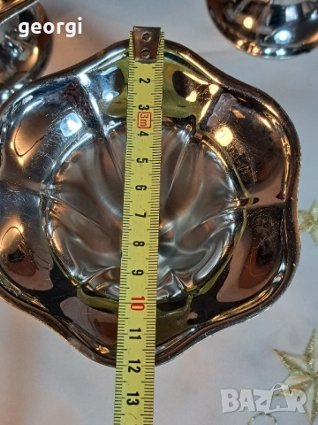 луксозни италиански чаши за десерт / сладолед от неръждаема стомана ILSA INOX 18/10 29/4, снимка 9 - Чаши - 52443833