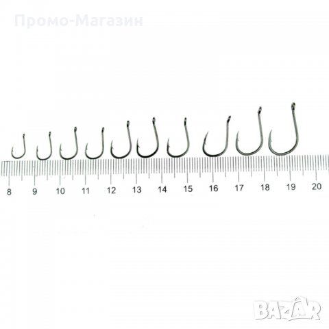 Комплект 500 броя куки за риболов в различен размер от 3 # до 12 #, снимка 9 - Такъми - 33026937