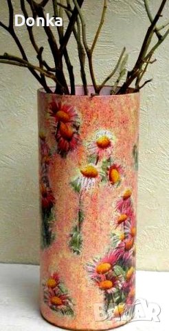 Рисувани шишета-вази, затваряеми бутилки, уникатни чаши, чинии, фруктиери, кашпи, снимка 6 - Обзавеждане за заведение - 36921424