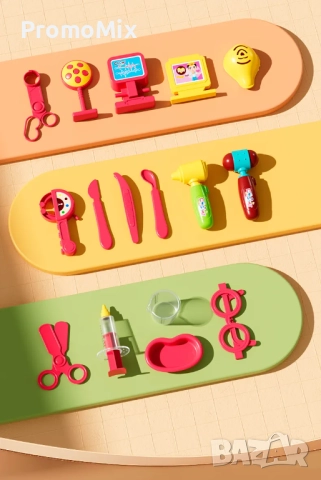 Детски медицински комплект в куфарче Doctor 6906 blue 36 части Детски лекарски комплект Розов, снимка 5 - Образователни игри - 51495405