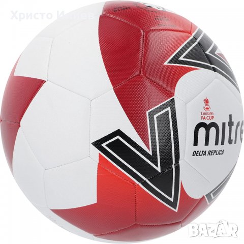 Футболна Tопка Mitre Delta номер 5 официалната футболна реплика на FA Cup, снимка 3 - Футбол - 39323102
