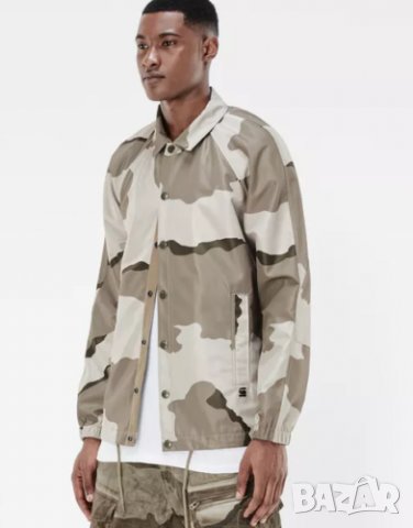 Ново и Намалено! G-Star Jacket Hedrove Coach All Over Camo Print Мъжко Яке, снимка 10 - Якета - 37695844